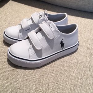 Polo Ralph Lauren navy and white shoes brand new!